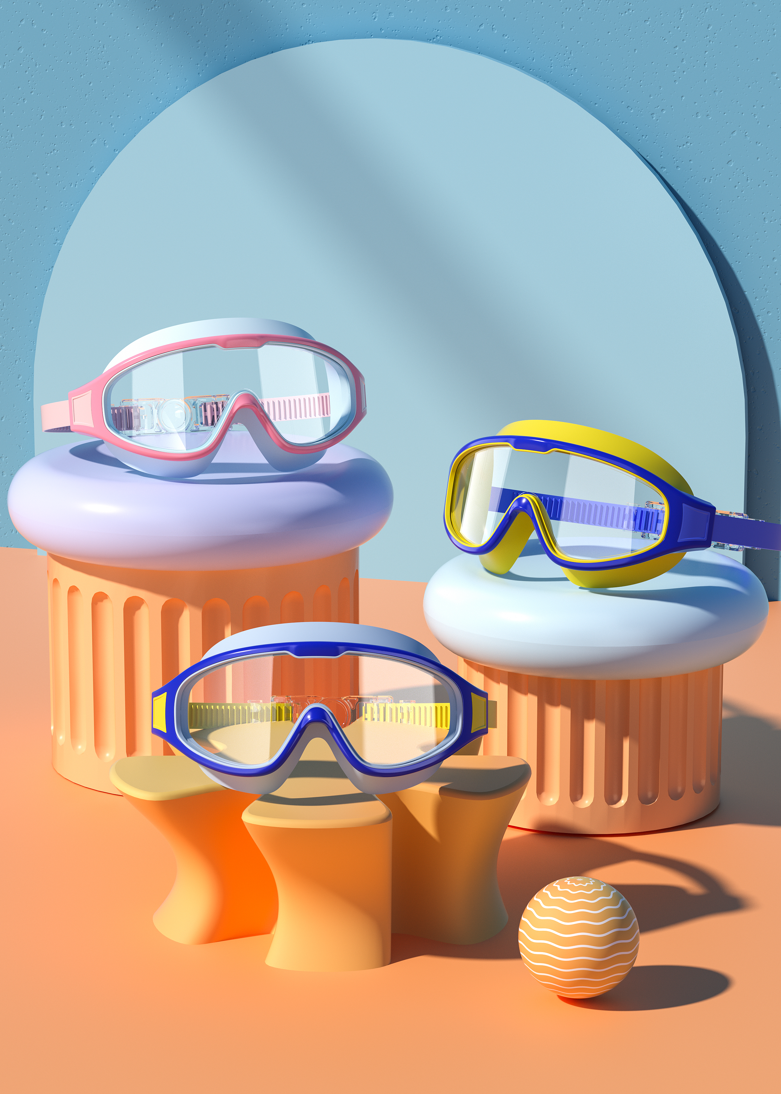 three-dimensional，product，c4d，3d，