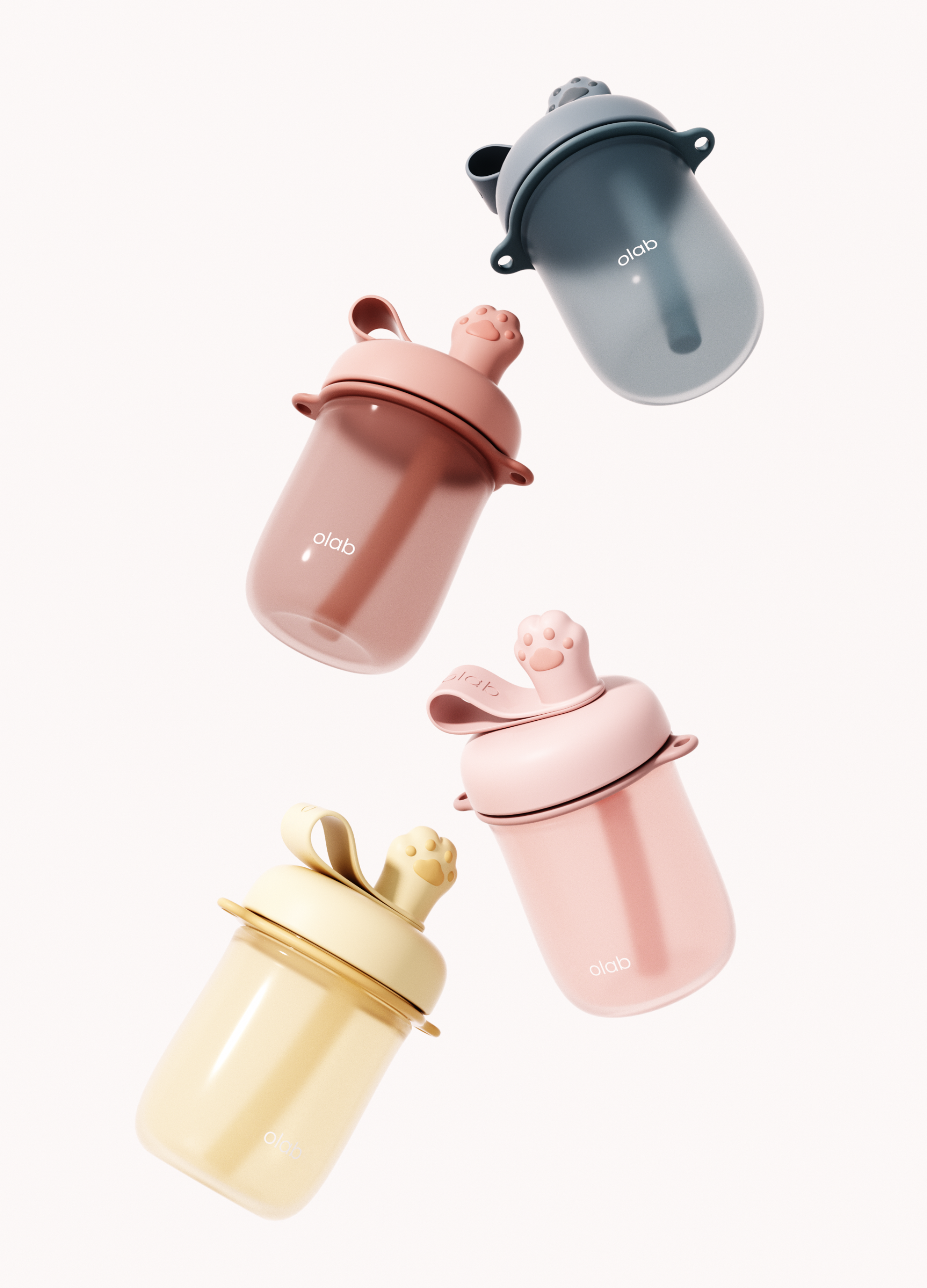 Maternal and infant products，Cartoon，Water cup，Straw cup，silica gel，
