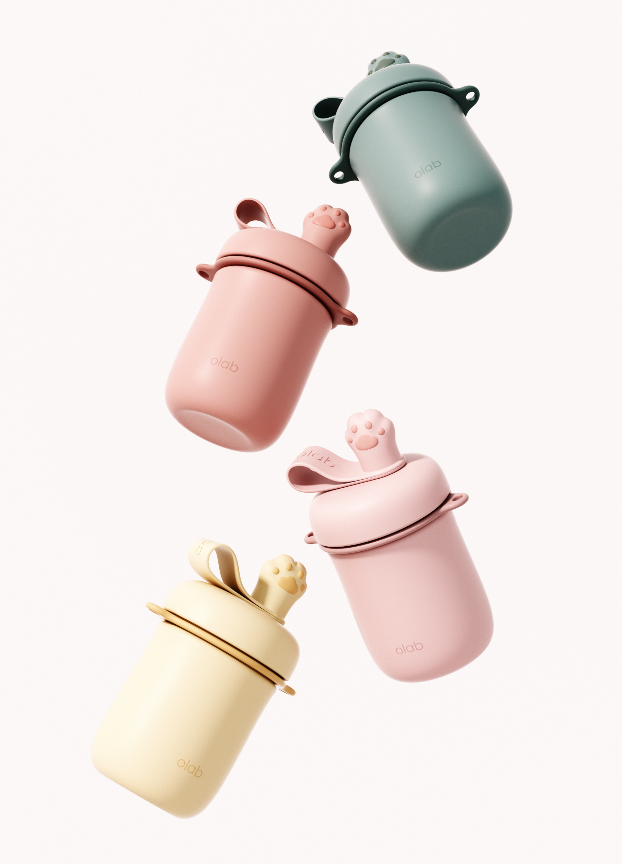 Maternal and infant products，Cartoon，Water cup，Straw cup，silica gel，