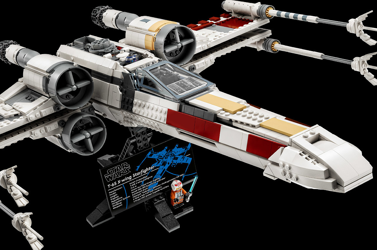 Lego，Building blocks，Toys，Starfighter，fighter，