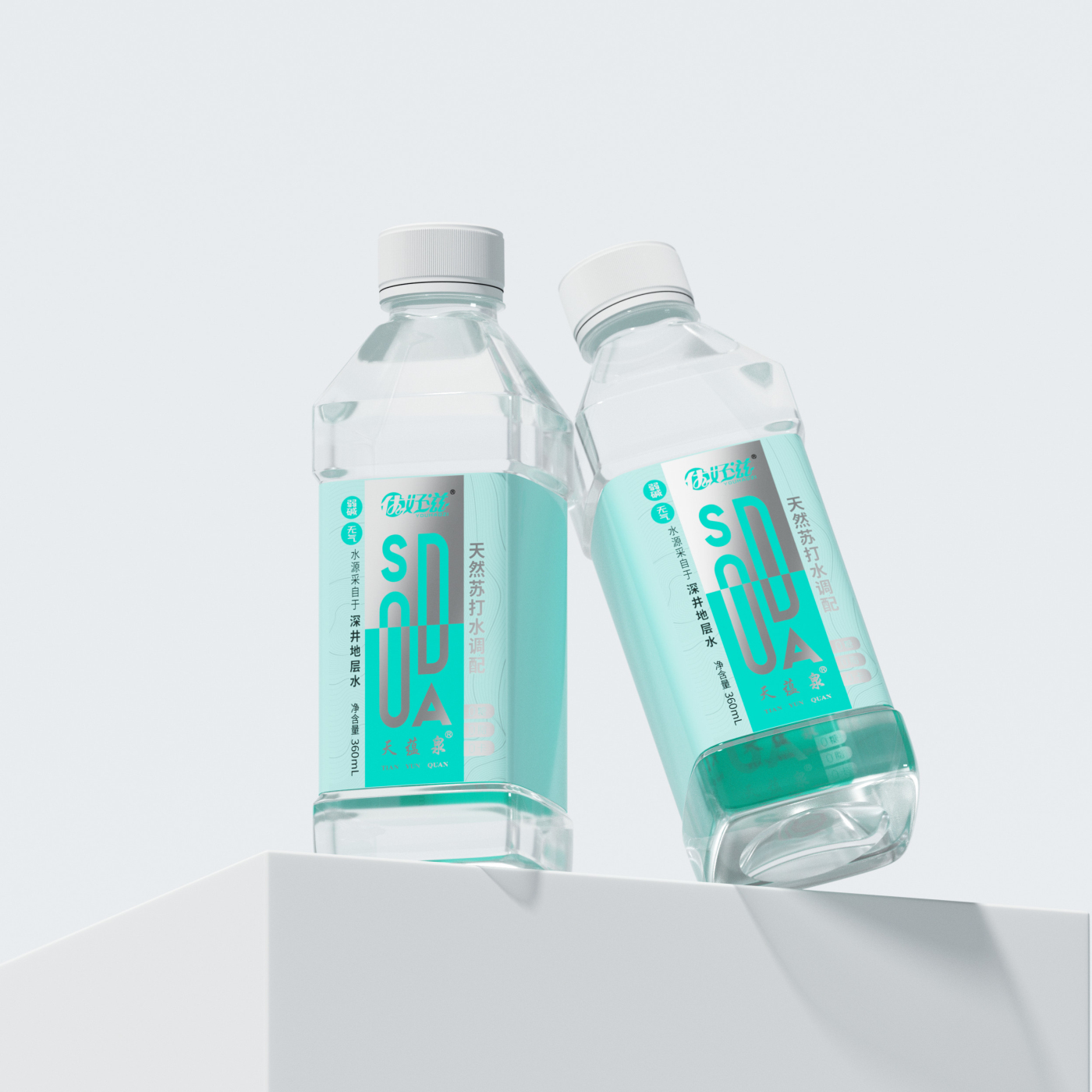 Plane packaging，Bottle design，Soda water，Original works，modern，Bottle logo design，Beverage packaging design，