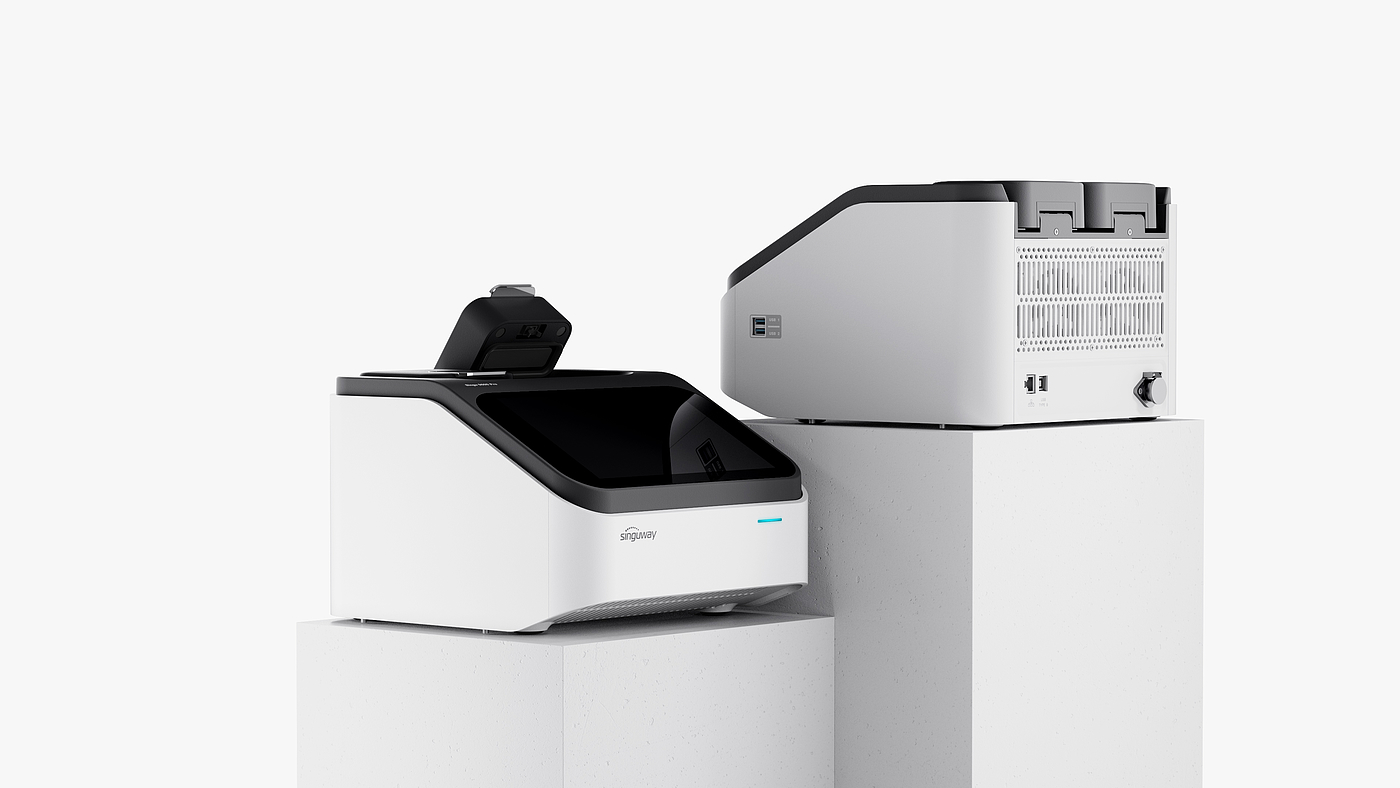 Biomedical Research，molecular diagnosis，real-time fluorescence quantitative PCR，industrial design，Medical products，Gravity design，