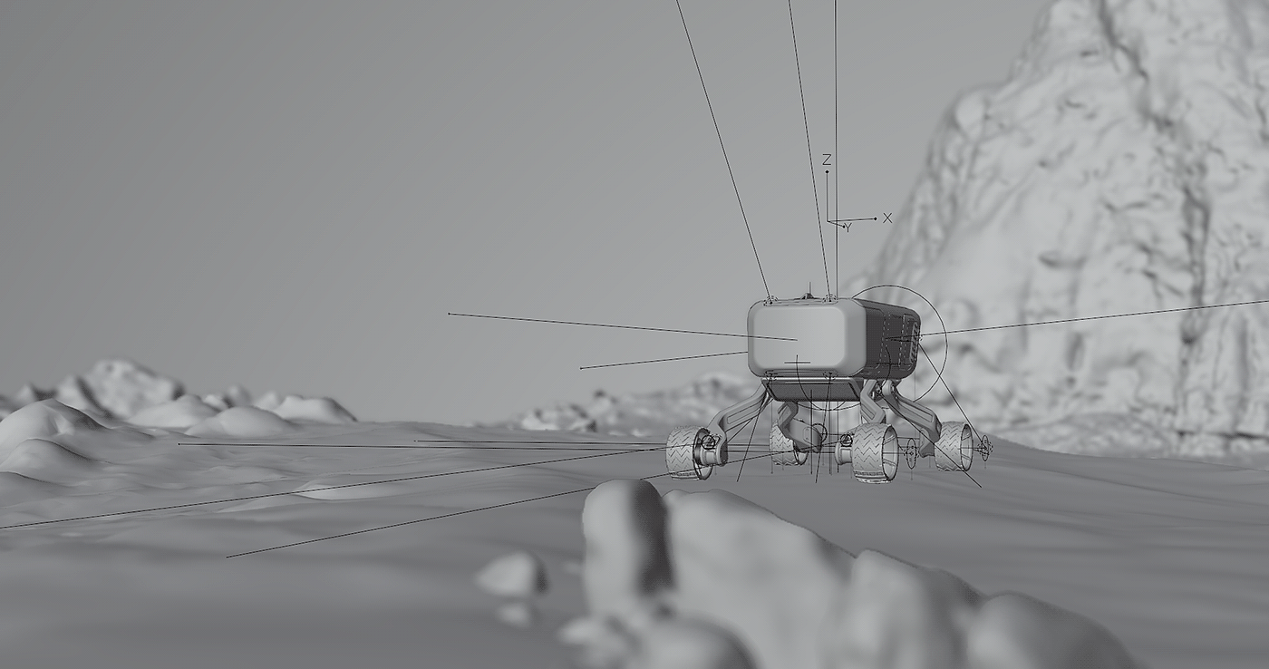 Space，robot，Mars，