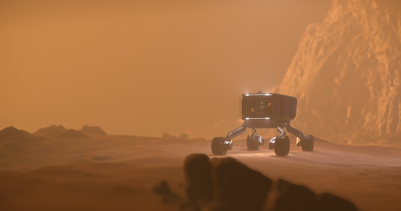 Space，robot，Mars，