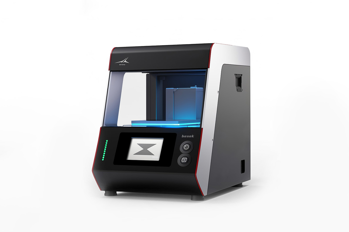 Desktop printer，printer，3D printer，photosensitive printing，Besek design，photosensitive printer，