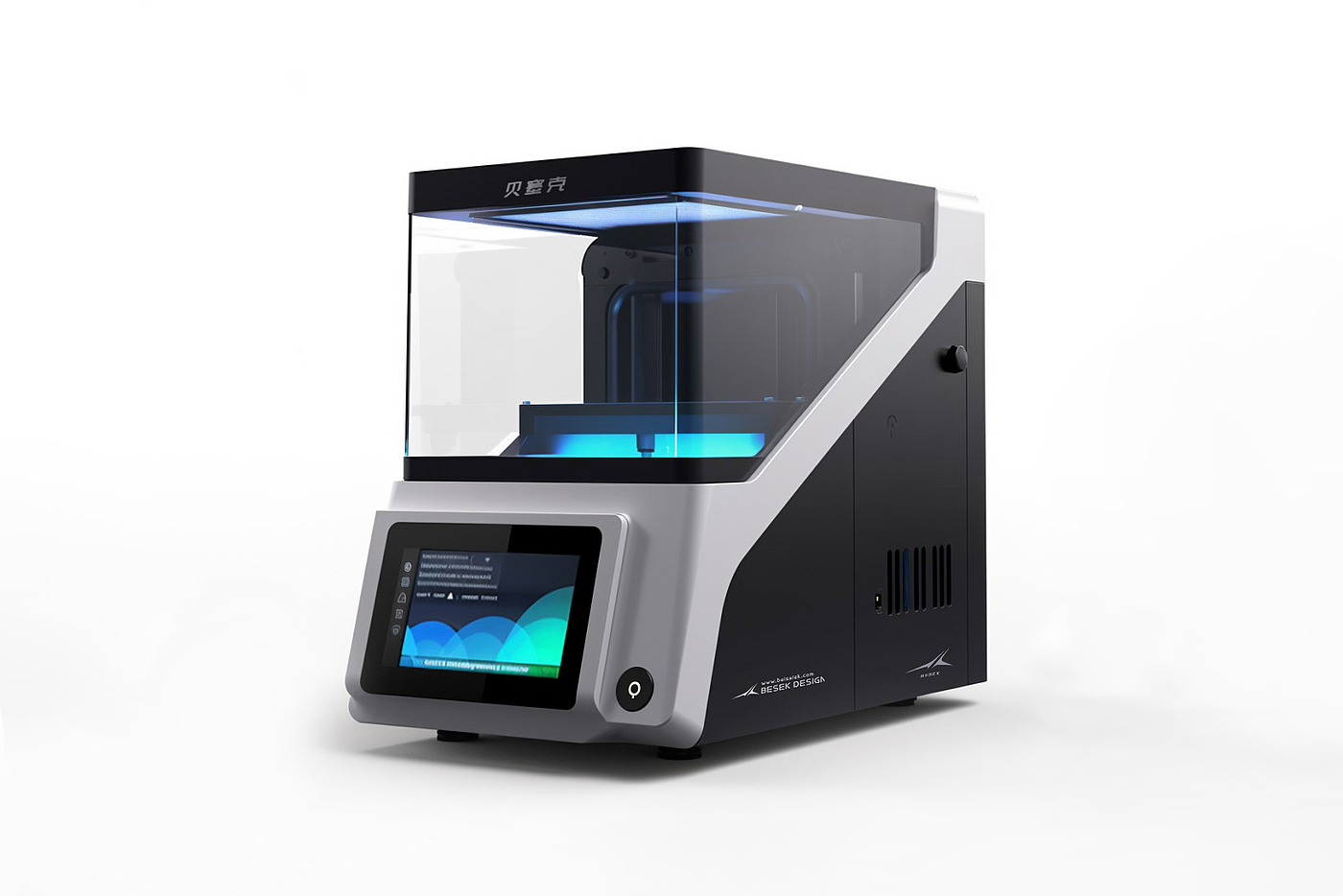 Desktop printer，printer，3D printer，photosensitive printing，Besek design，photosensitive printer，