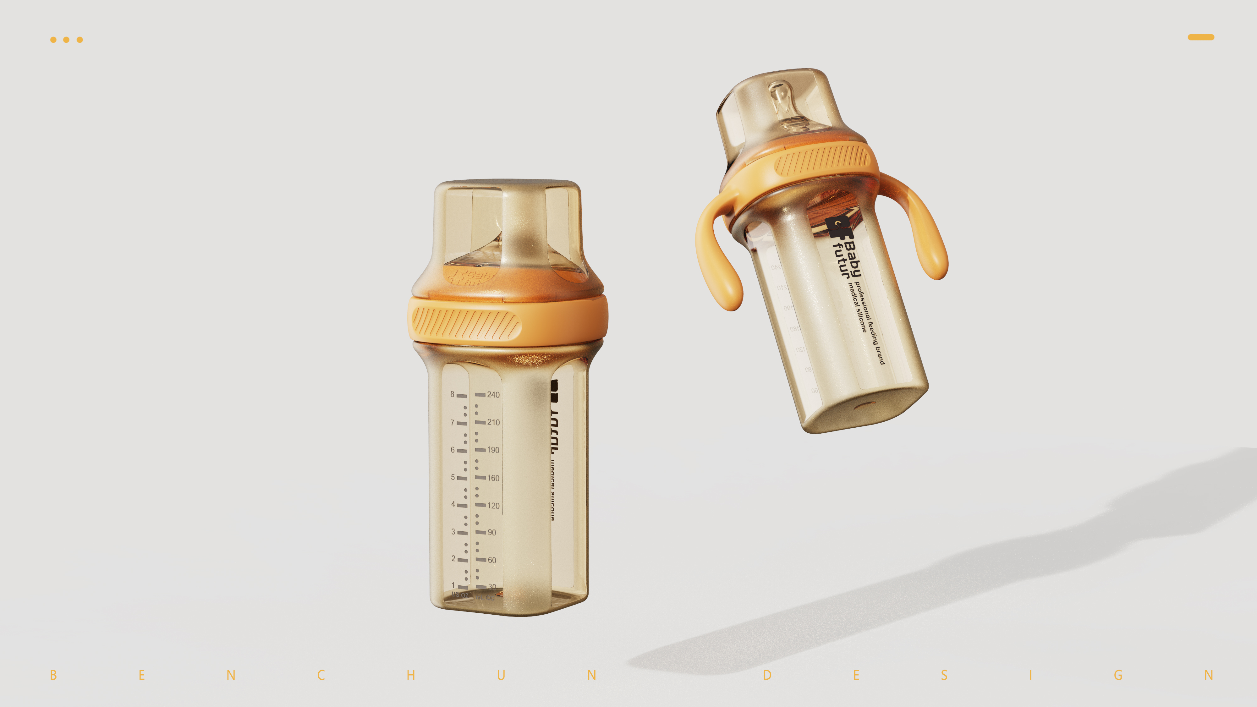 PPSU bottle, baby bottle, silicone bottle, square cup，