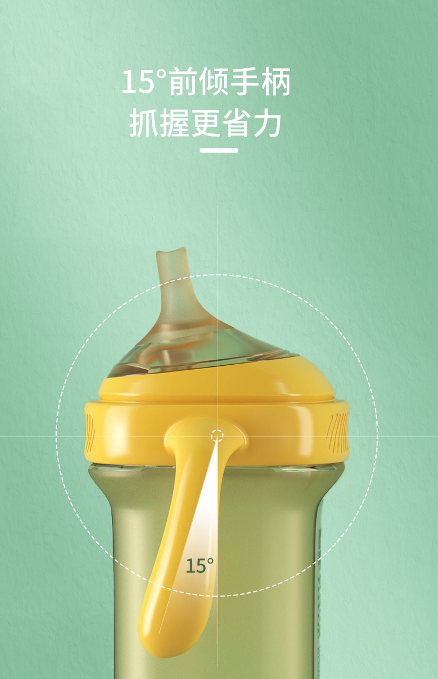 PPSU bottle, baby bottle, silicone bottle, square cup，