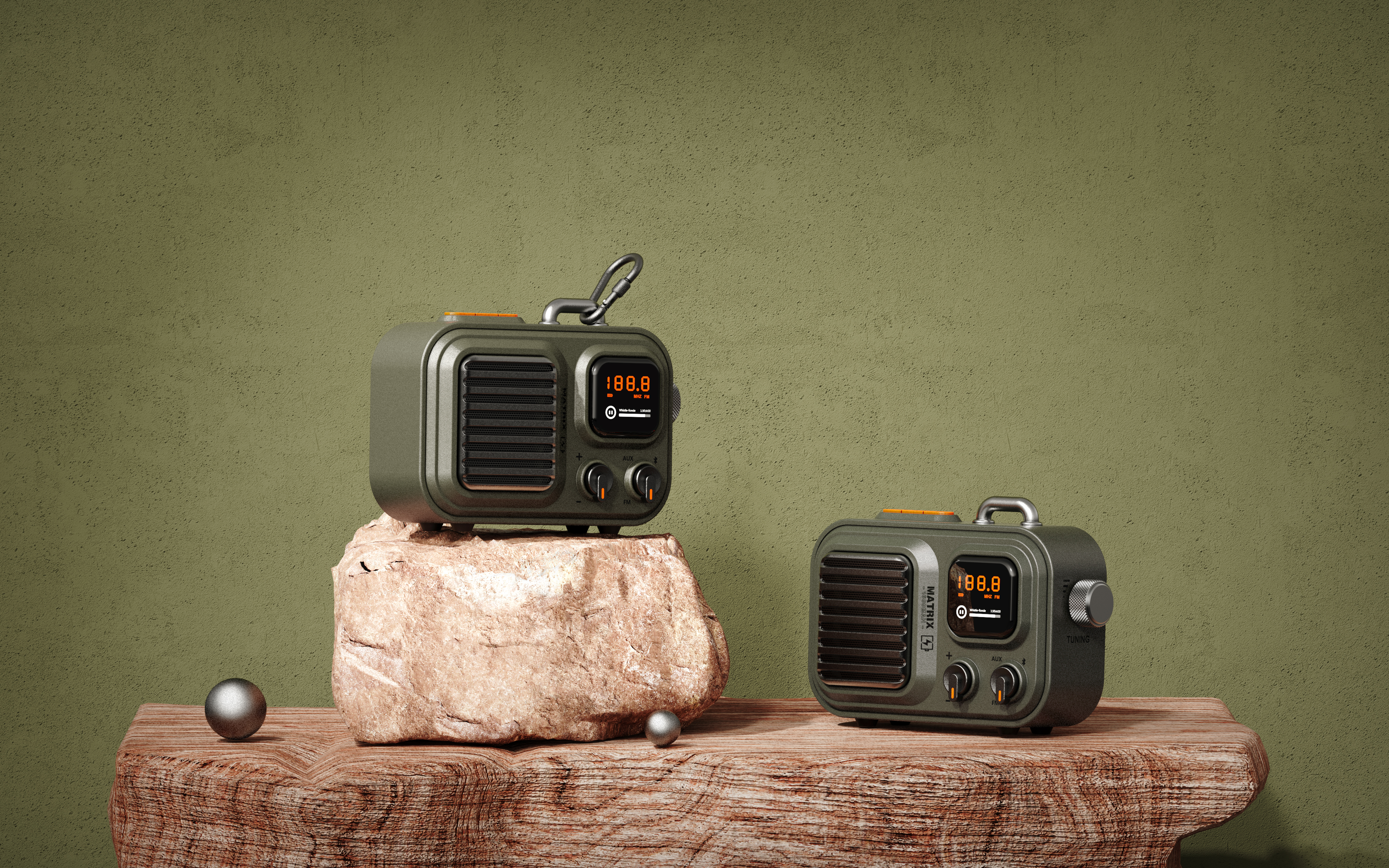 Retro，outdoors，radio，Bluetooth audio，