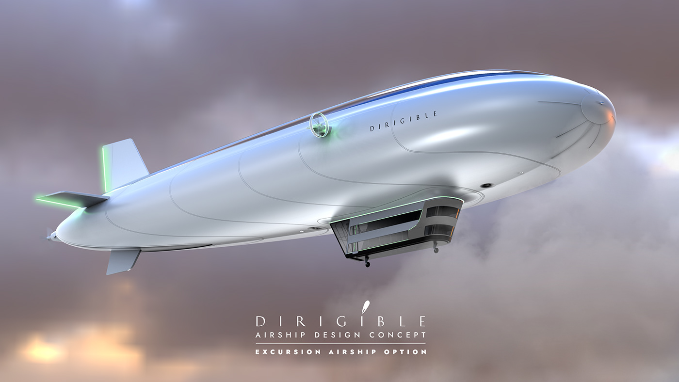 DIRIGIBLE，vehicle，Airship，originality，