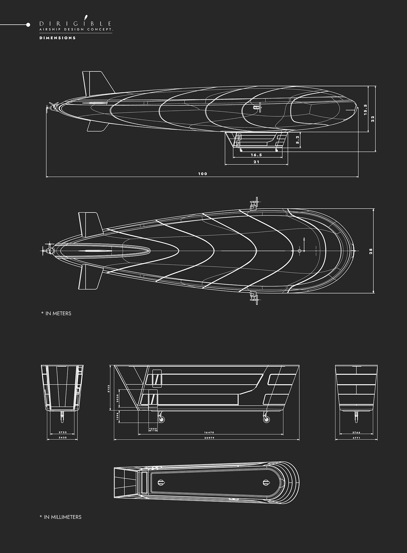 DIRIGIBLE，vehicle，Airship，originality，