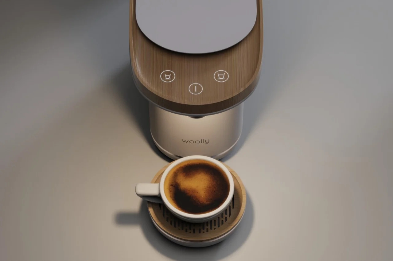 Coffee machine，woodiness，modularization，