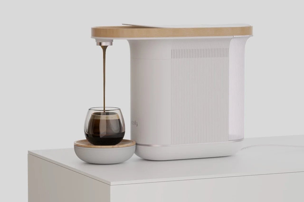 Coffee machine，woodiness，modularization，