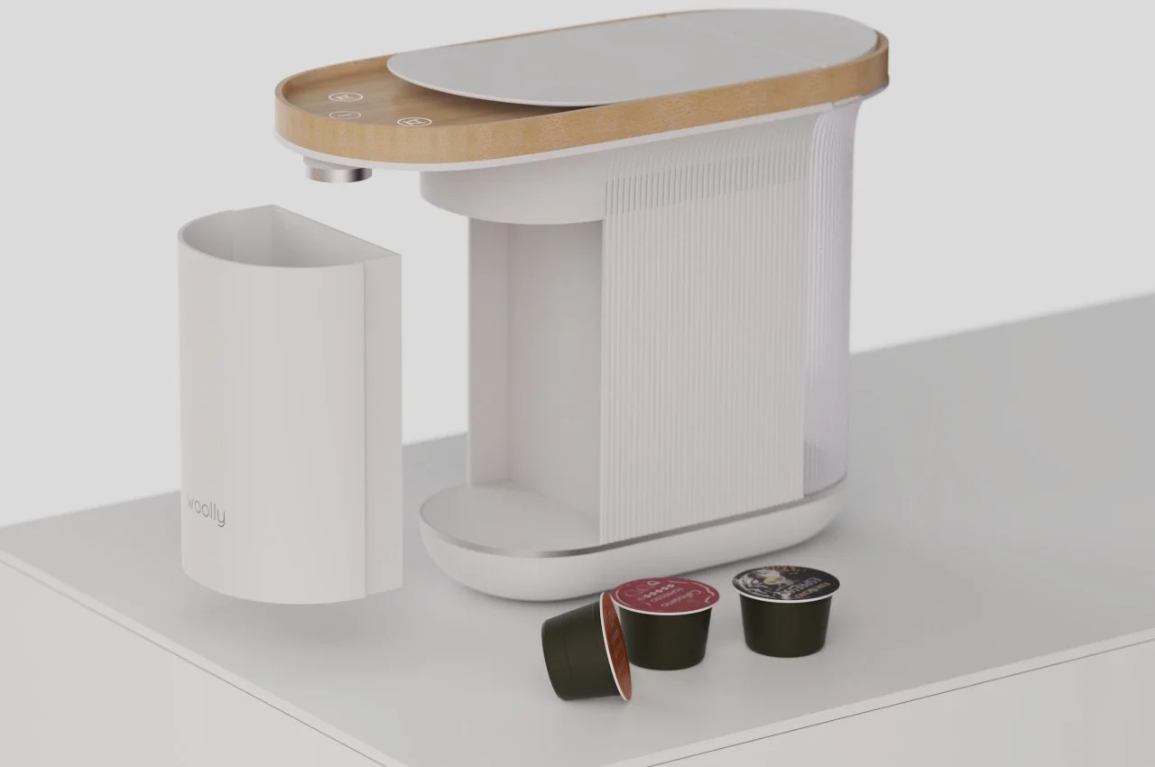 Coffee machine，woodiness，modularization，