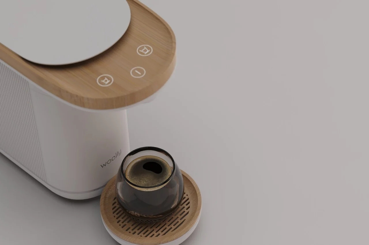 Coffee machine，woodiness，modularization，