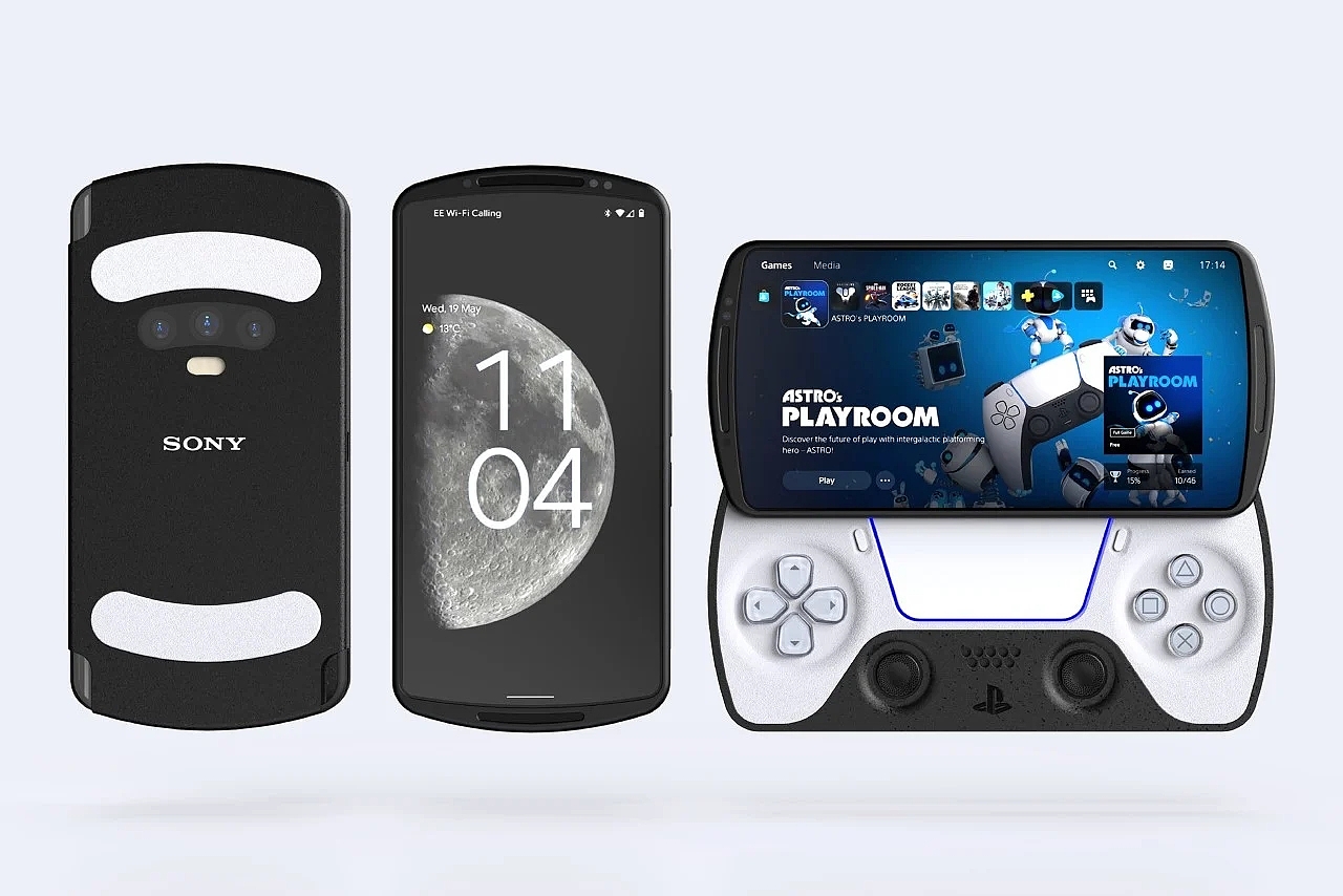 PlayStation XPERIA，conceptual design，Digital，mobile phone，recreational machines，