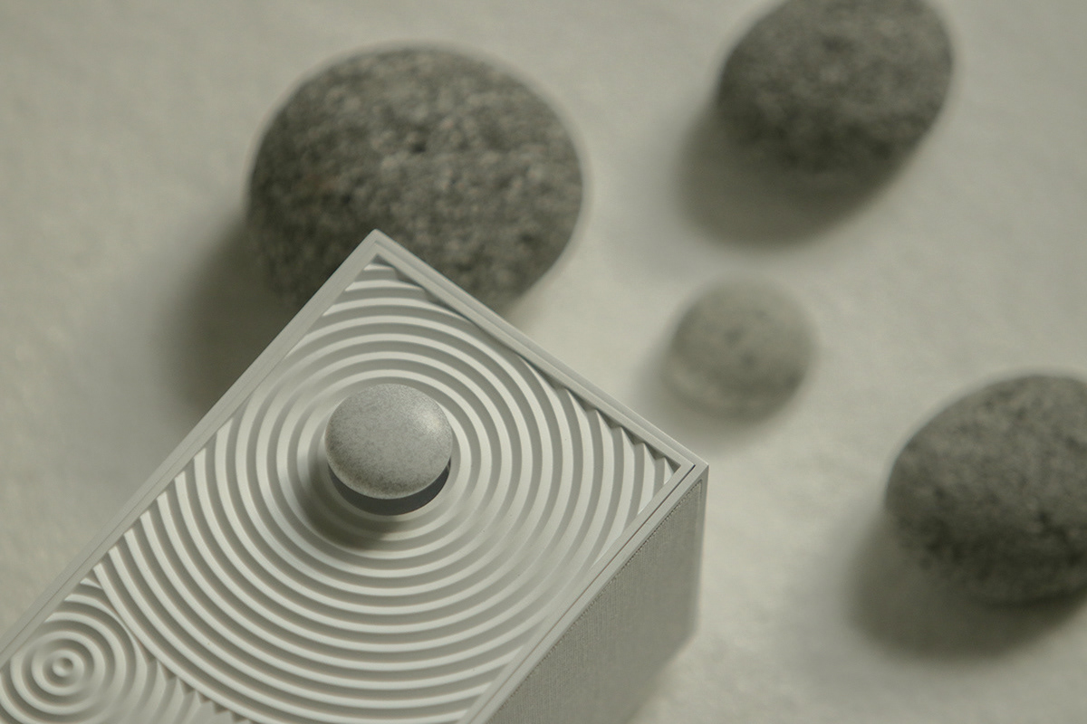 Zen Garden，Bluetooth Speaker ，conceptual design，Digital，