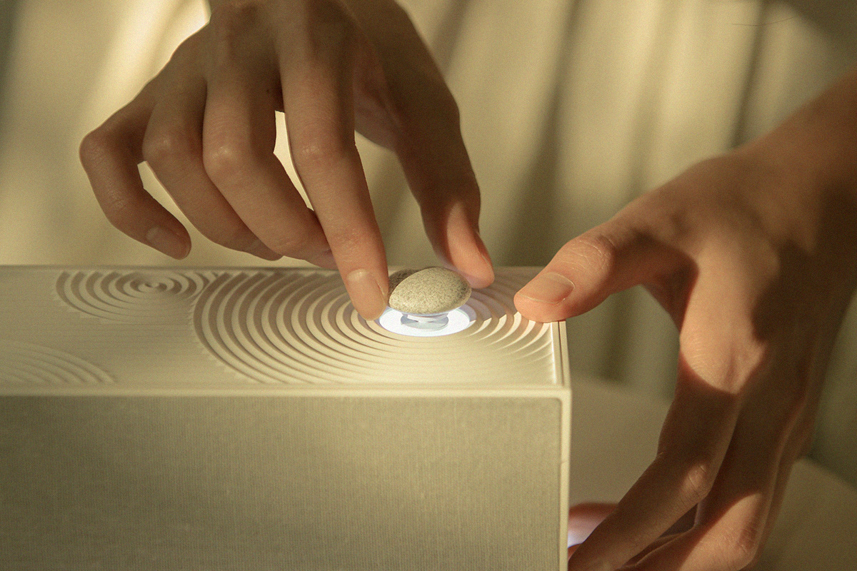 Zen Garden，Bluetooth Speaker ，conceptual design，Digital，