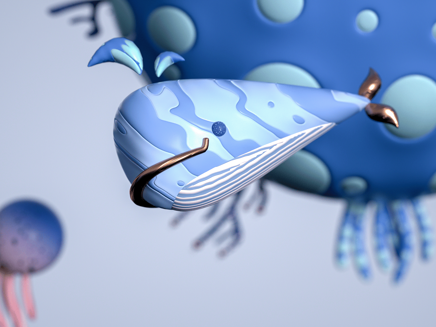 ocean，animal，Cartoon，