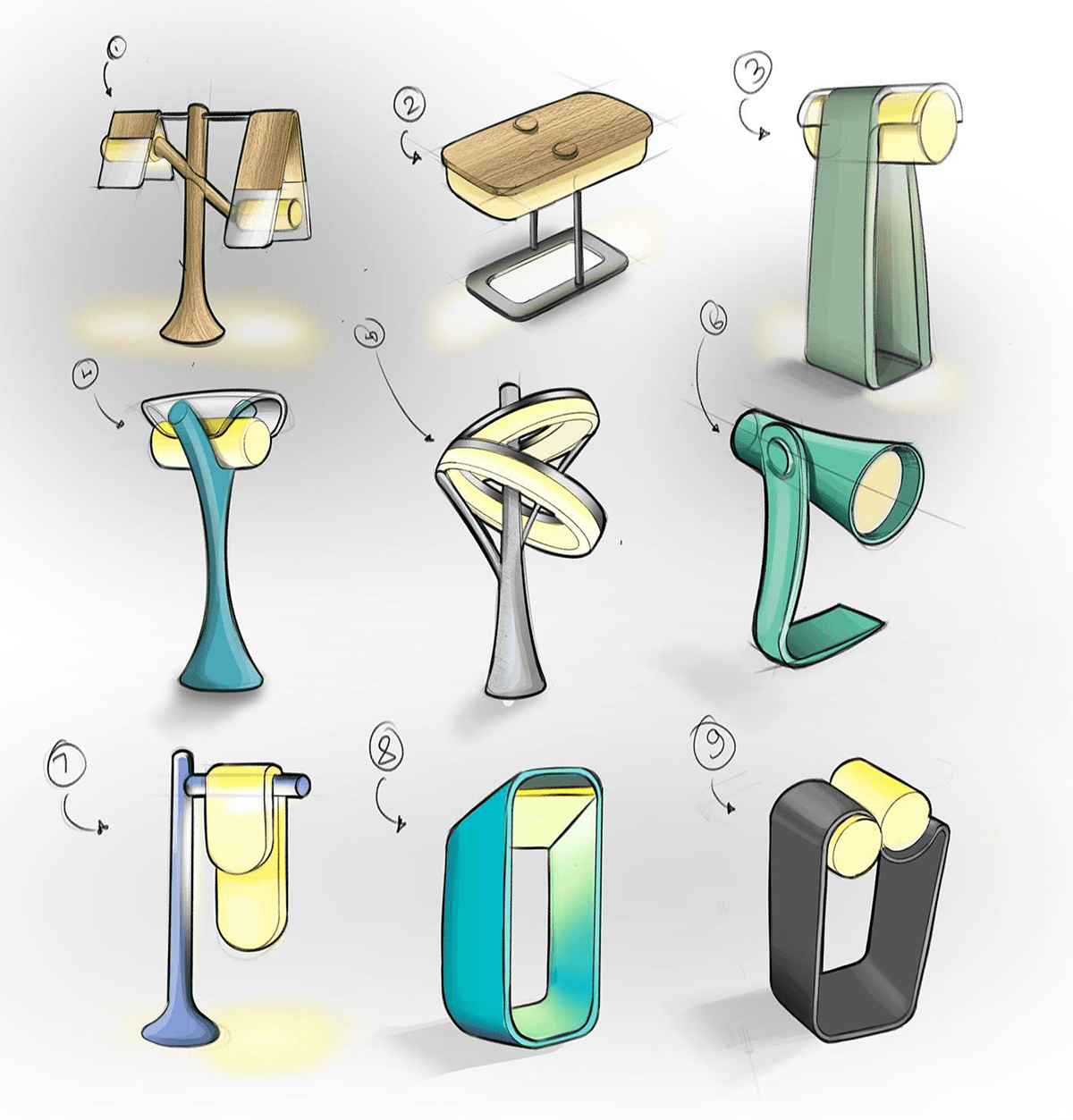 Klare，lamps and lanterns，Desk lamp，Lighting tools，