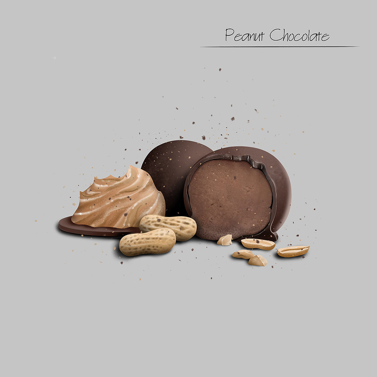 illustration，Chocolates，Verdelux，graphic design ，