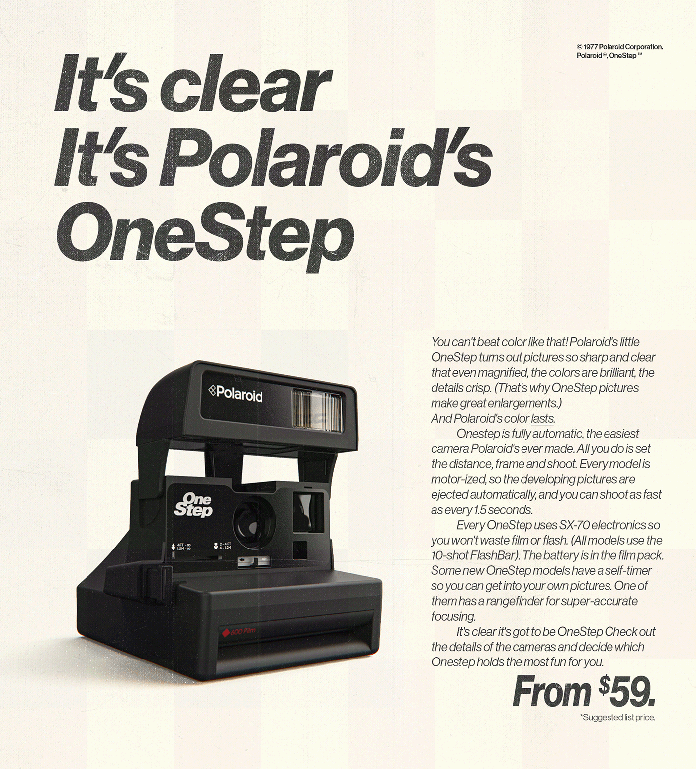 3D modeling，1980s，Polaroid，camera，