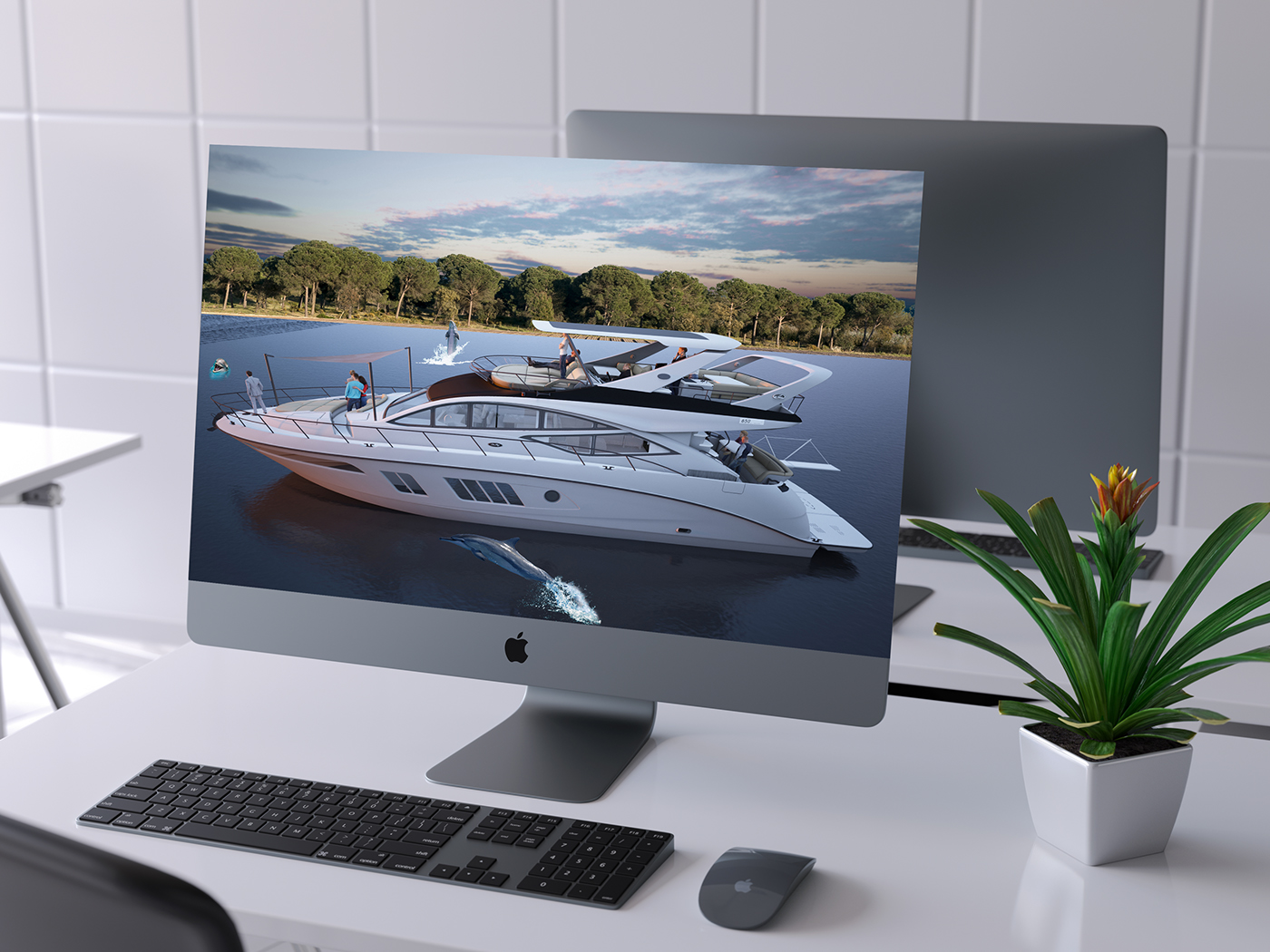 Sea Ray 650 L，white，yacht，vehicle，