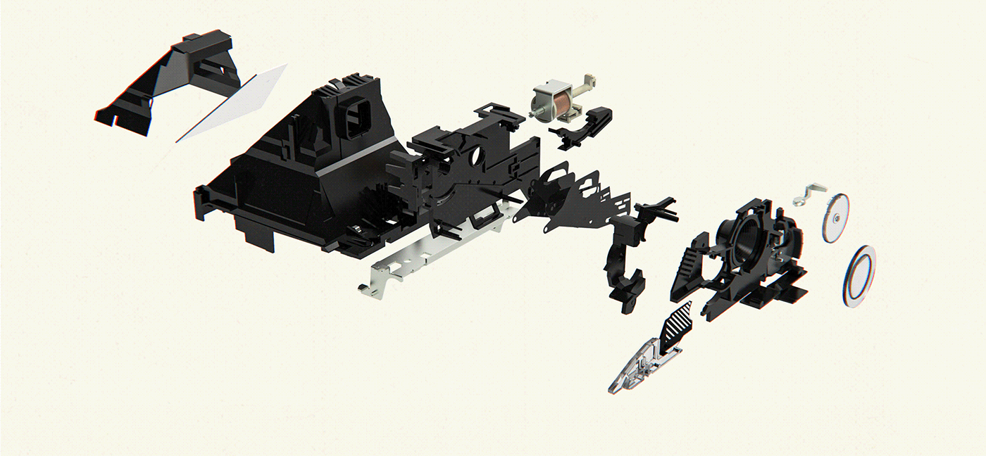 3D modeling，1980s，Polaroid，camera，