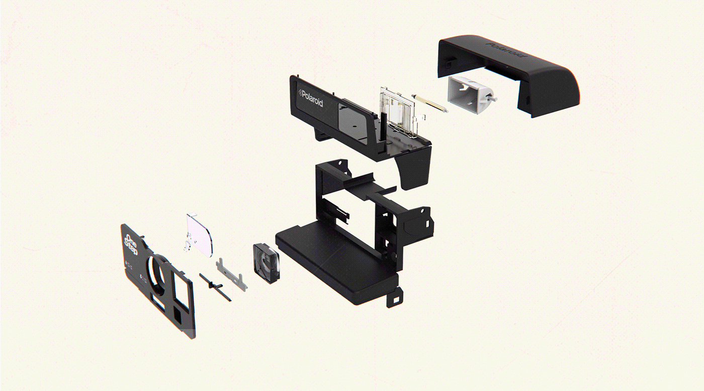 3D modeling，1980s，Polaroid，camera，