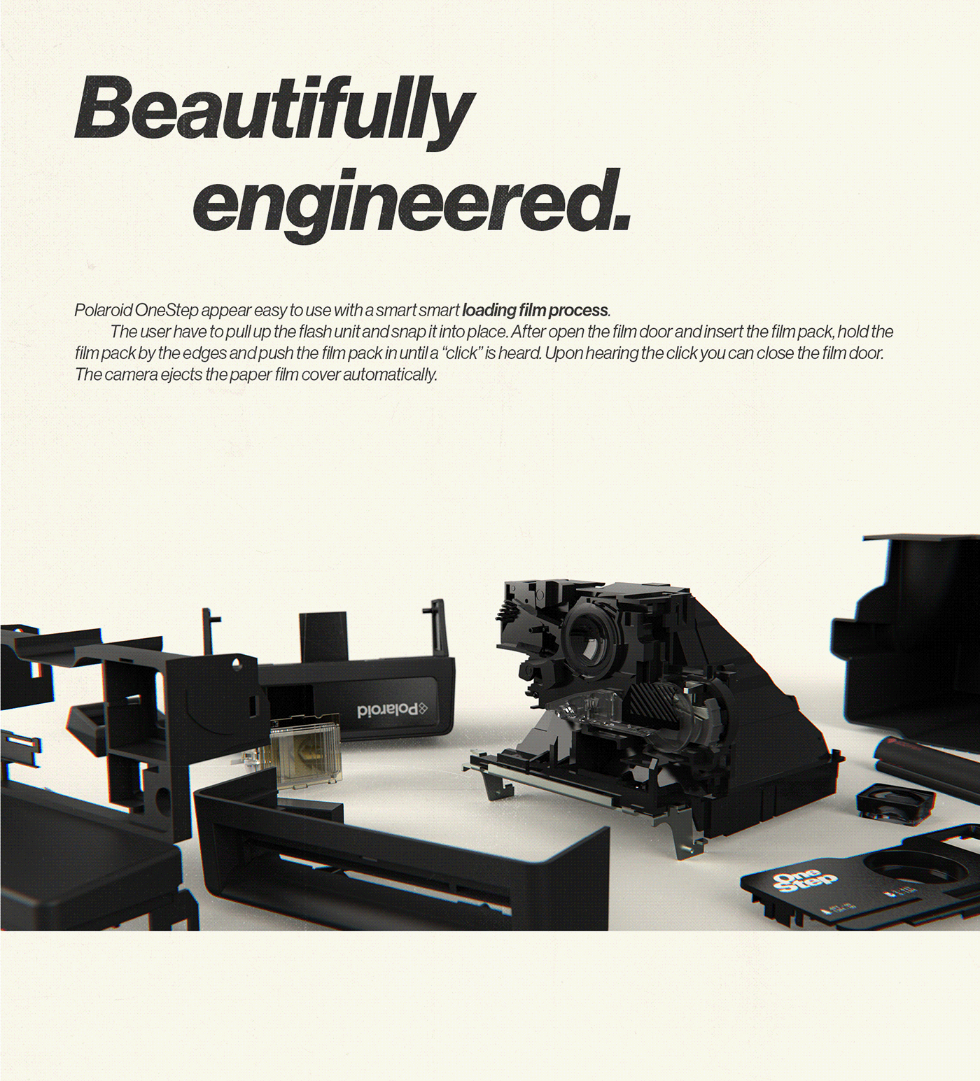 3D modeling，1980s，Polaroid，camera，