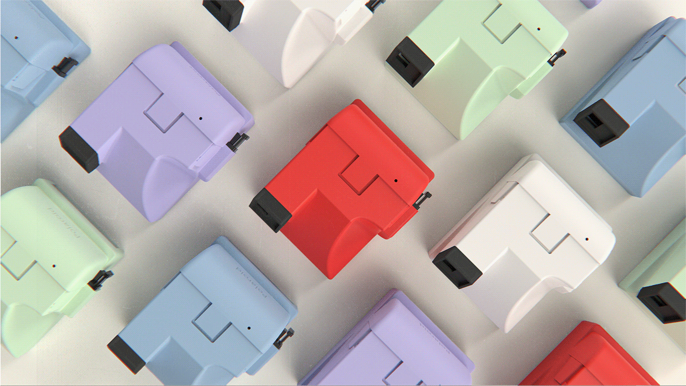 3D modeling，1980s，Polaroid，camera，