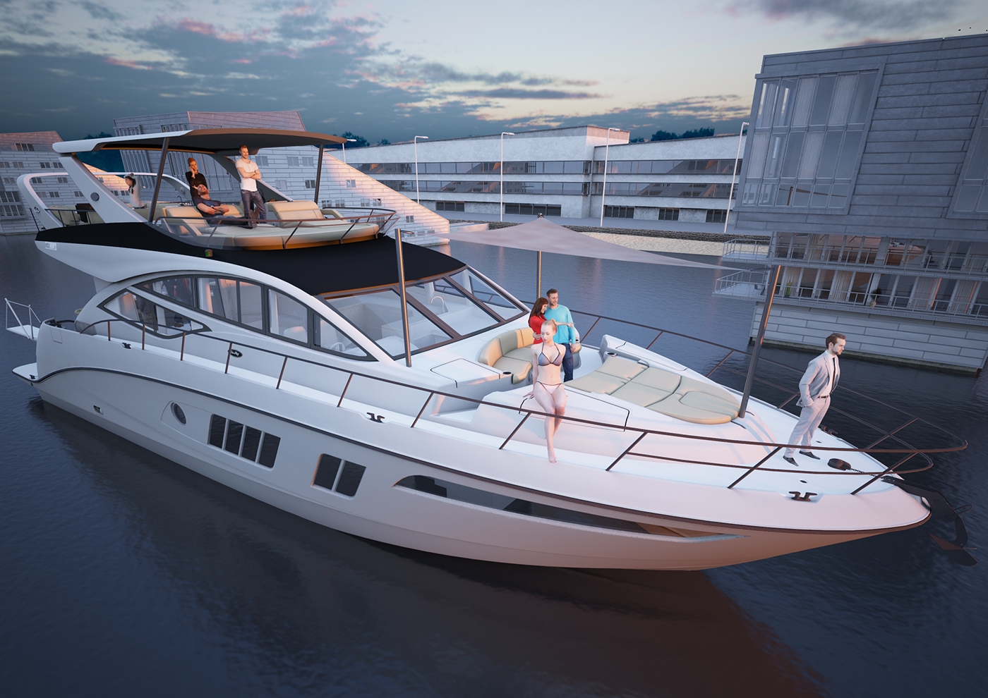 Sea Ray 650 L，white，yacht，vehicle，