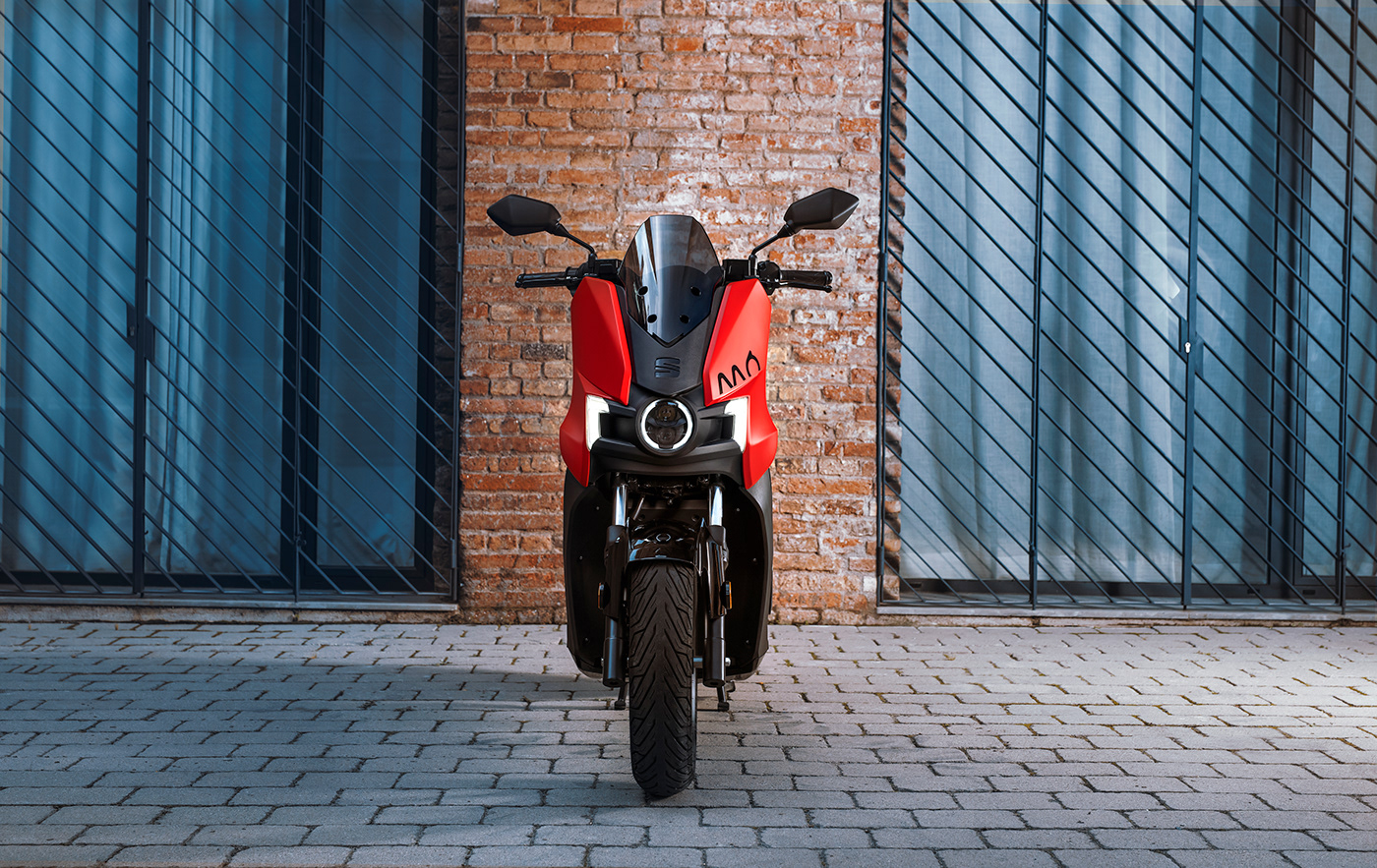 motorcycle，Electric，gules，