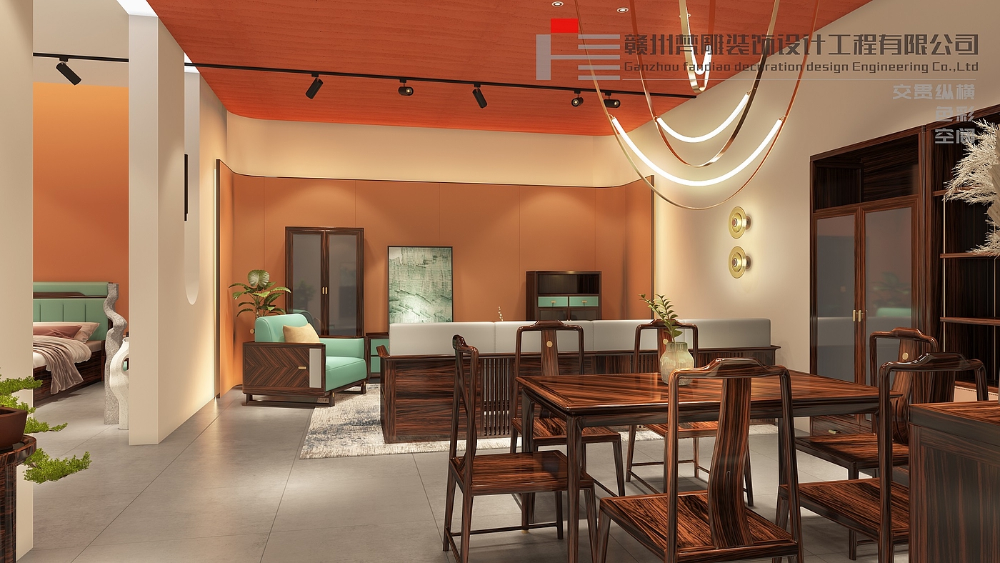 Furniture exhibition hall，