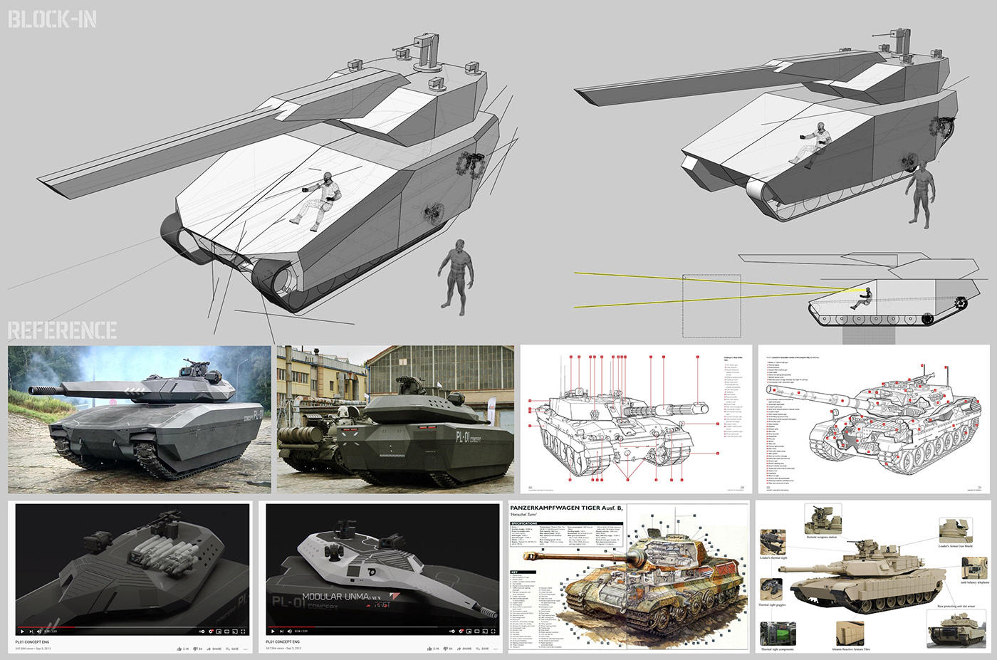 3D modeling，conceptual design，Tank，