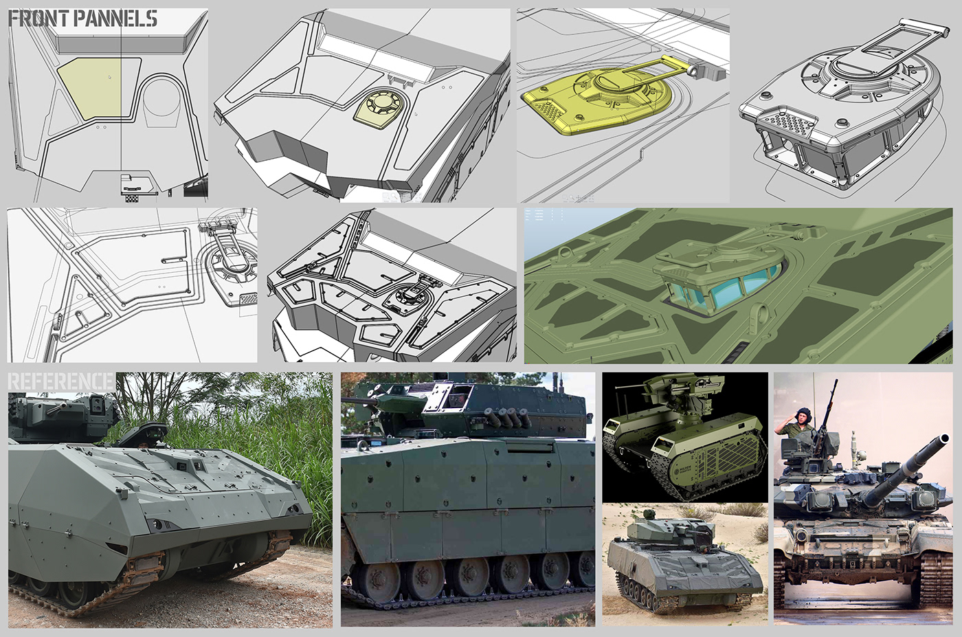 3D modeling，conceptual design，Tank，