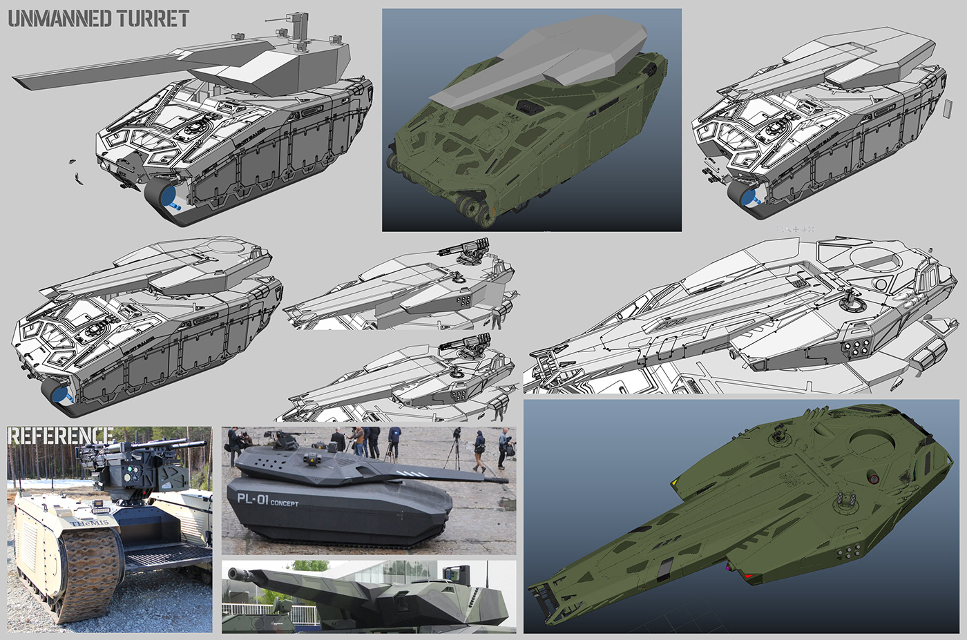 3D modeling，conceptual design，Tank，