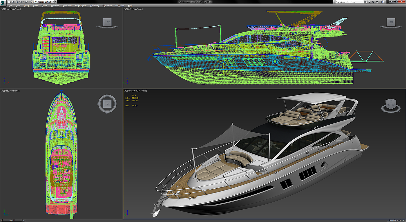 Sea Ray 650 L，白色，游艇，交通工具，