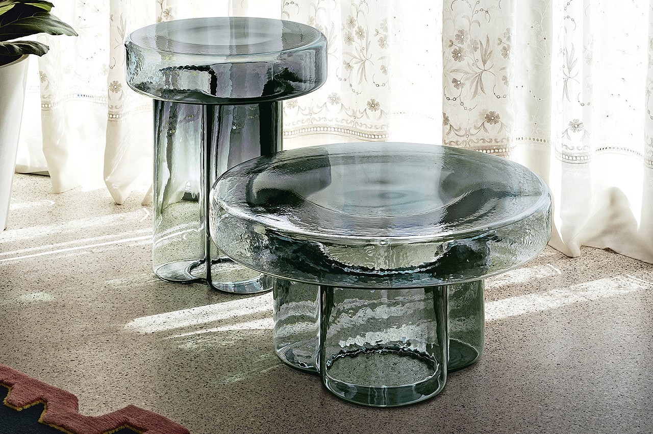 Coffee table，Glass，Creative design，