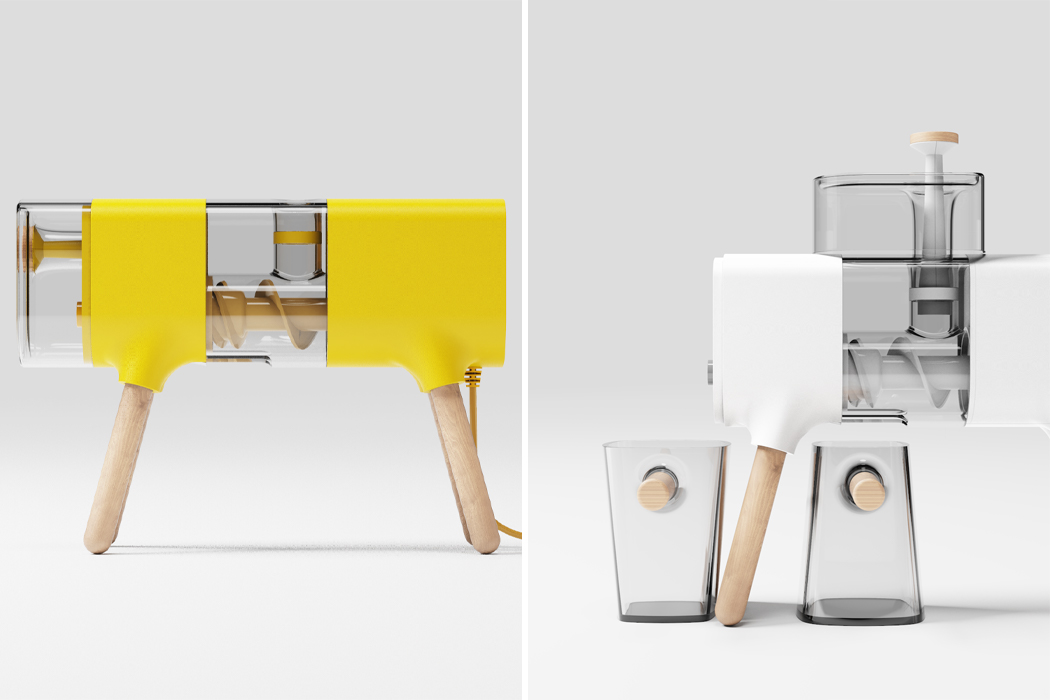 Juicer，Mini，yellow，