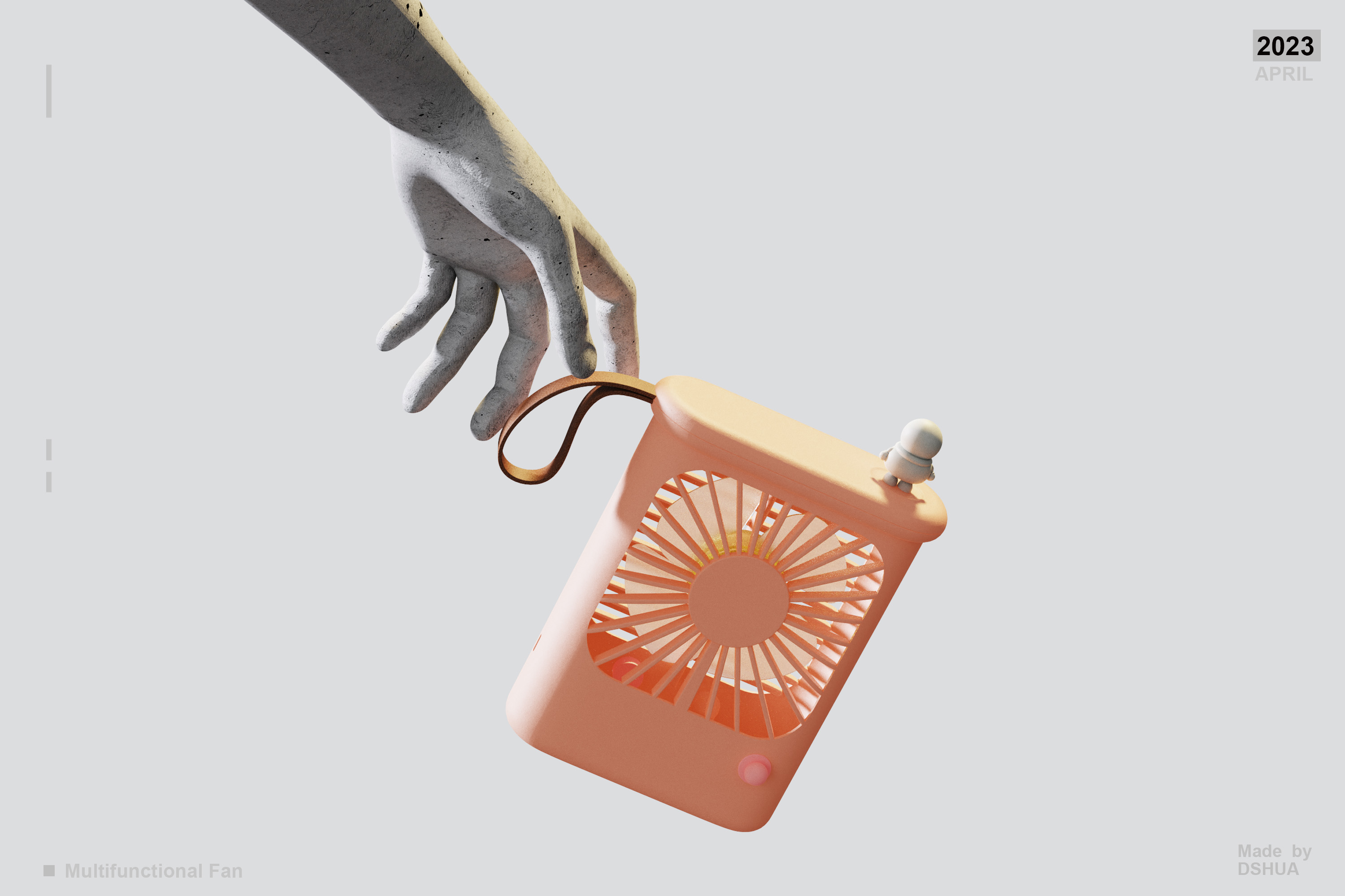 Humidifier，Fan，desktop，astronaut，