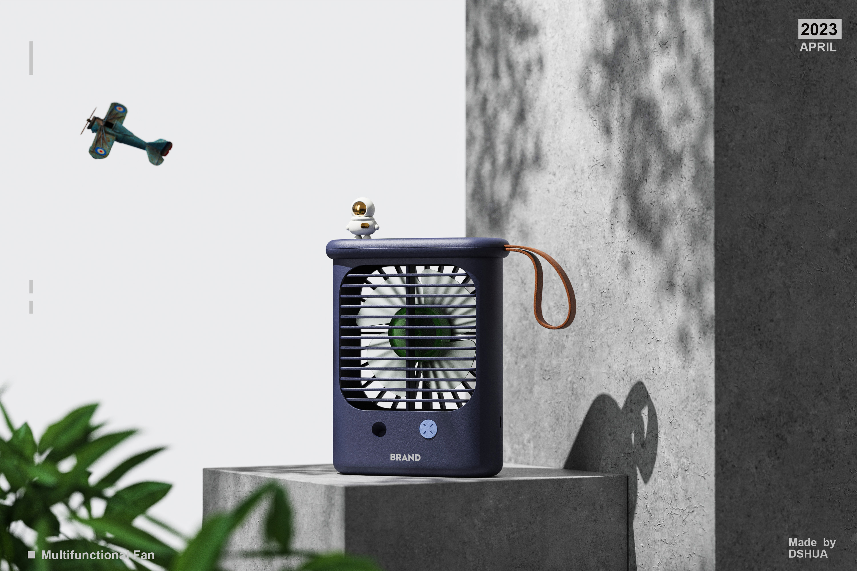 Humidifier，Fan，desktop，astronaut，