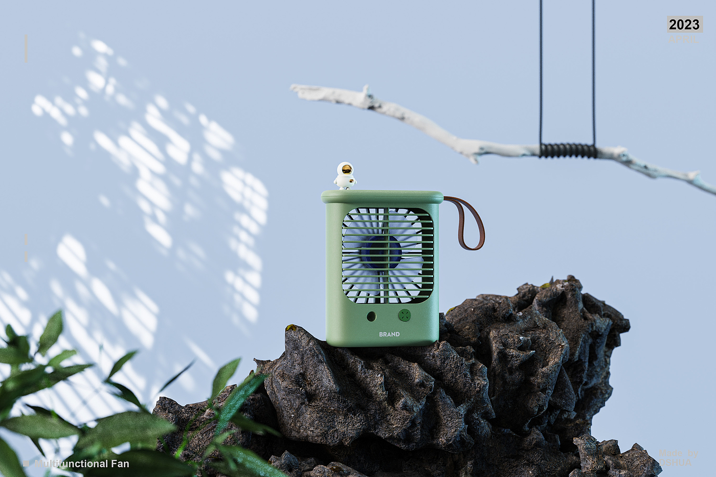 Humidifier，Fan，desktop，astronaut，