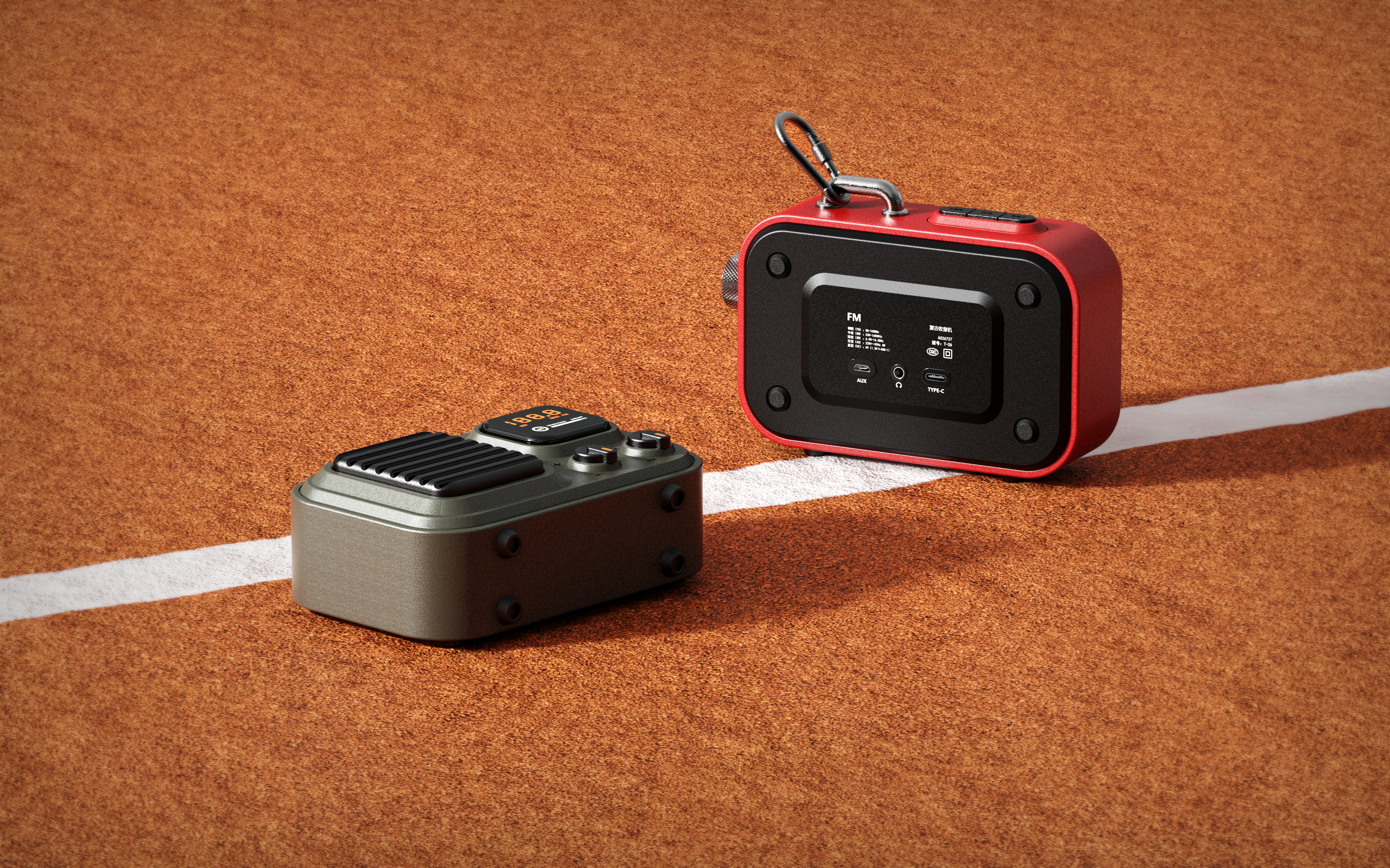 Retro，outdoors，radio，Bluetooth audio，