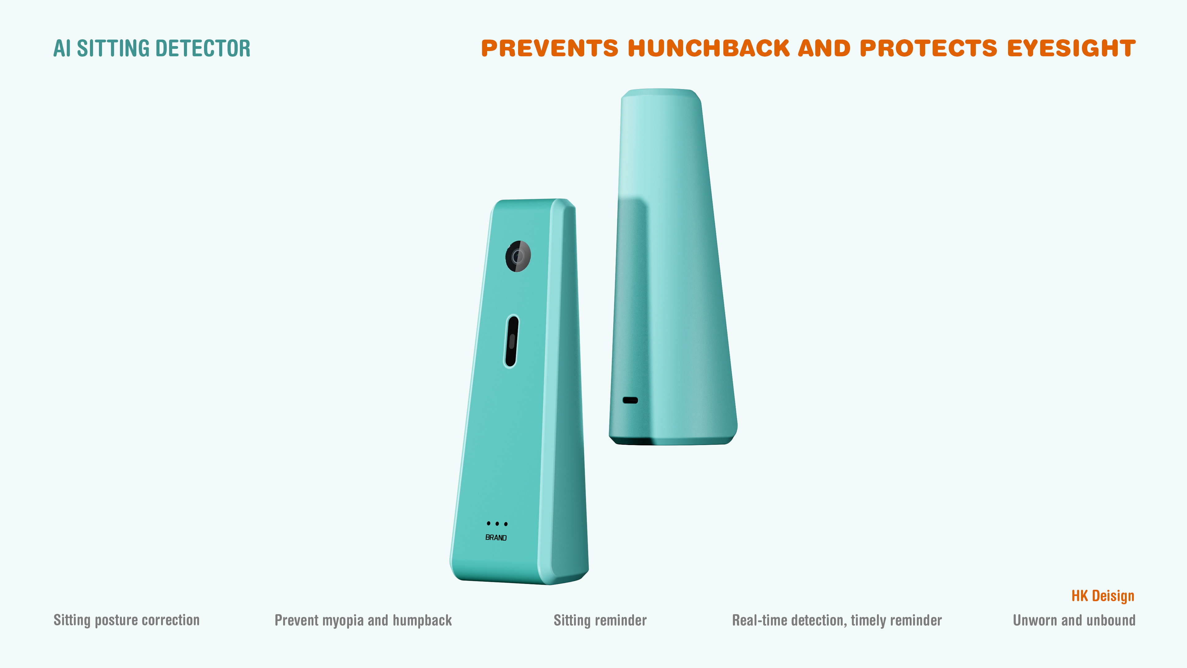 product design，AI sitting posture detection，work study，