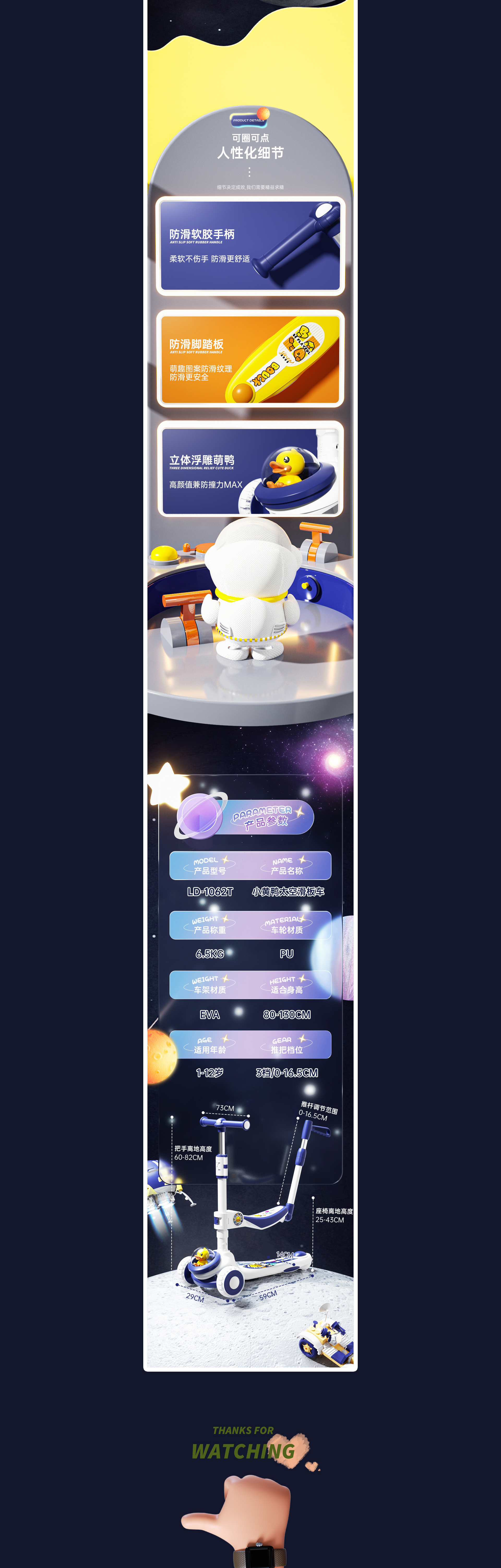 Balance car，Taxi from，multi-function bicycle，Stroller，c4d，octane，Detail page，