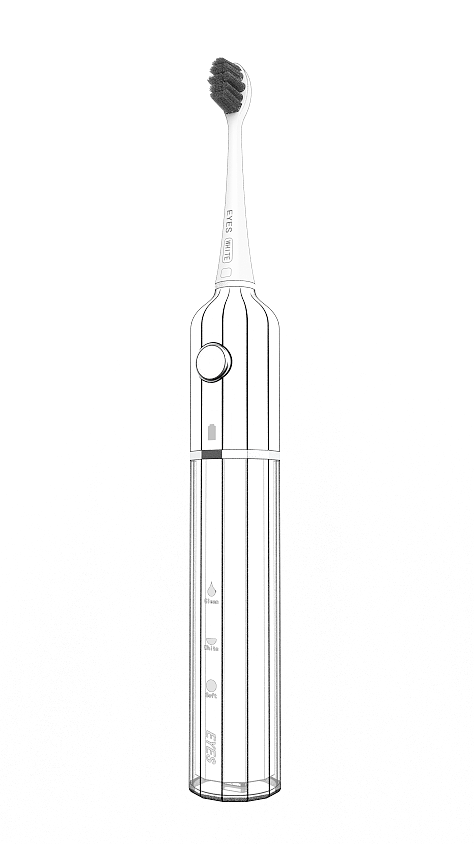 电动牙刷，产品设计，原创，家居产品，结构设计，写实渲染，产品渲染，作品集，