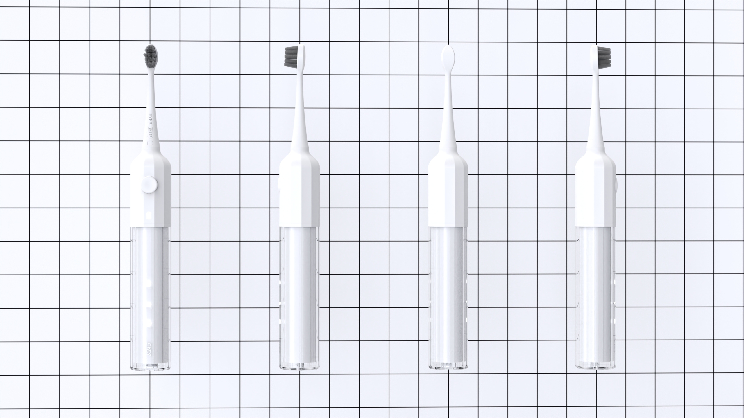 Electric toothbrush，product design，original，Household products，Structural design，Realistic rendering，Product rendering，sample reels，