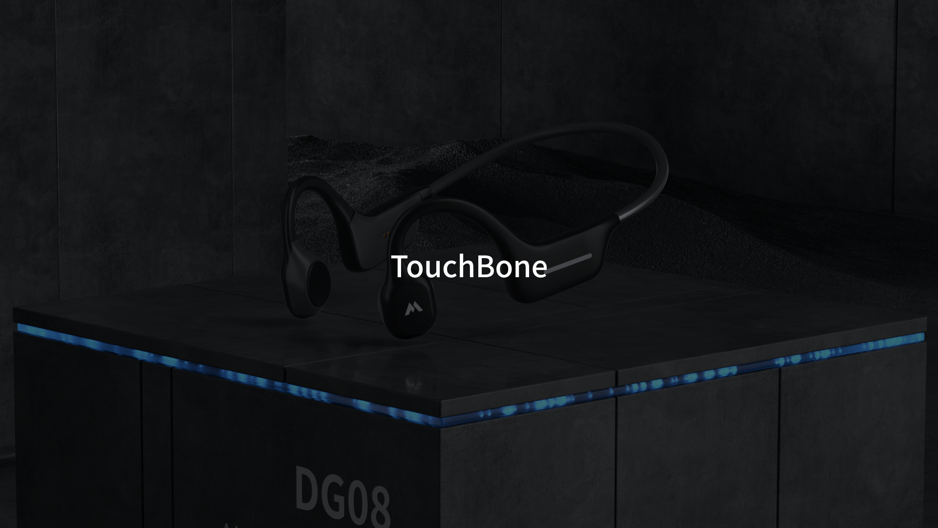 Bone conduction Bluetooth headset，Product video，CG video，dynamic design ，