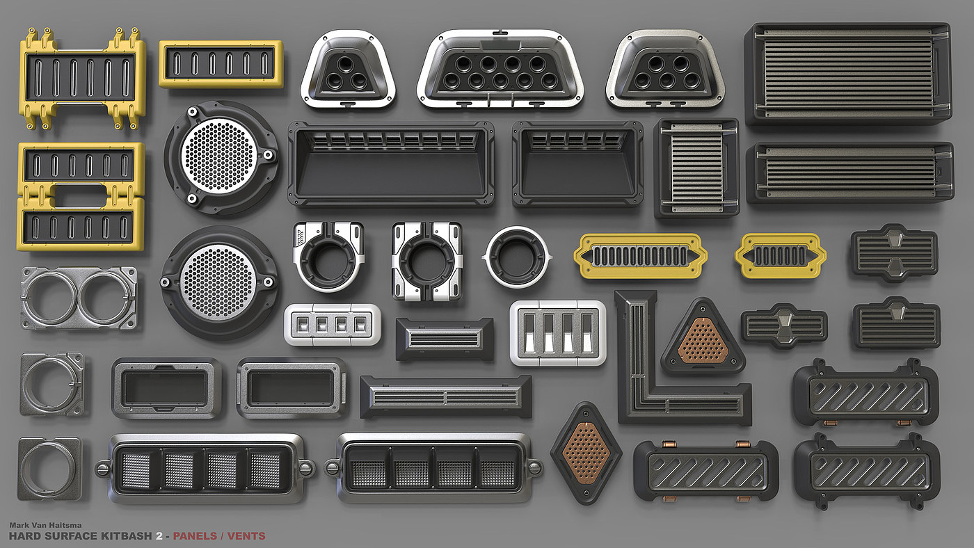 Explosion diagram，Industrial design parts，